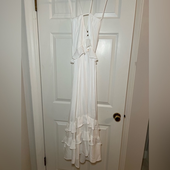 ASOS white long dress - Picture 3 of 4